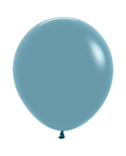 Globo Latex R18 Sempertex Pastel Dusk Azul 45cm En Bolsa De 15 Unidades