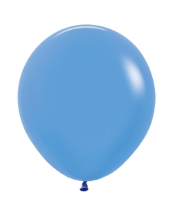 Globo Latex R18 Sempertex Neon Azul 45cm En Bolsa De 15 Unidades