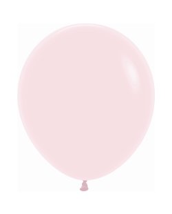 Globo Latex R18 Sempertex Pastel Rosado 45cm En Bolsa De 15 Unidades