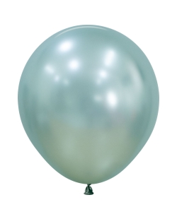 Globo Latex R18 Sempertex Silk Verde Menta 45cm En Bolsa De 15 Unidades