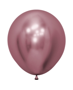 Globo Latex R18 Sempertex Reflex Rosado 45cm En Bolsa De 15 Unidades