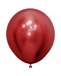 Globo Latex R18 Sempertex Reflex Rojo 45cm En Bolsa De 15 Unidades