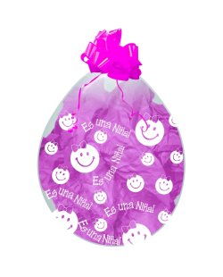 Es Niña - stuffing - F. cristal En Bolsa De 25 Unidades