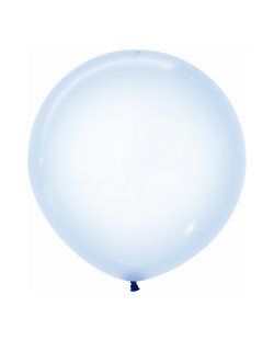 Globo Latex R24 Sempertex Cristal Pastel Azul / 60cm