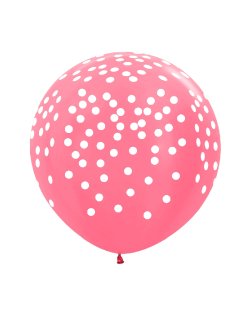 Globo Latex R36 Sempertex Metal Rosa Dorado Confetti 91,5cm ***OFERTA DTO NO ACUMULABLE
