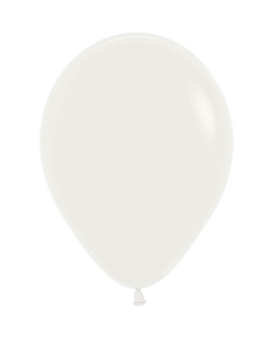 Globo Latex R5 Sempertex Fashion Solido Blanco Almendra 13cm