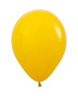 Globo Latex R5 Sempertex Fashion Solido Amarillo Miel 13cm