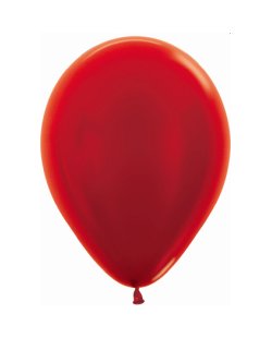 Globo Latex R5 Sempertex Metal Rojo 13cm