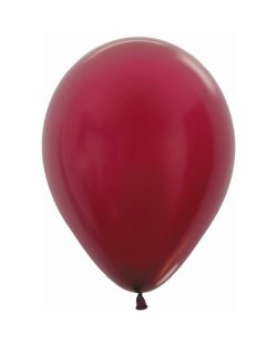 Globo Latex R5 Sempertex Metal Vinotinto 13cm