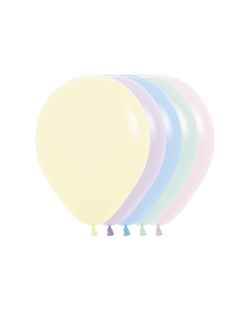 Globo Latex R5 Sempertex Pastel Surtido Colores 609-620-630-640-650 / 12,5 cm