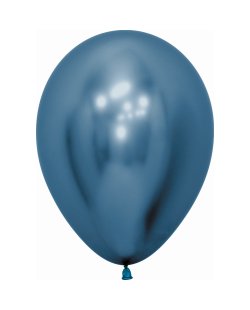 Globo Latex R5 Sempertex Reflex Azul 13cm En Bolsa De 50 Unidades