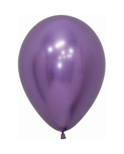 Globo Latex R5 Sempertex Reflex Violeta 13cm En Bolsa De 50 Unidades