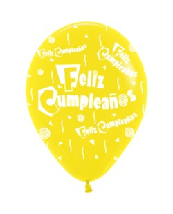 Globo Latex R5 Sempertex Fashion surtido Feliz Cumpleaños 13cm