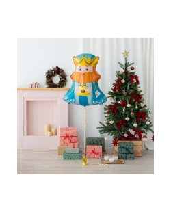 Globo Foil Forma Rey Mago Gaspar 89cm x 70cm 