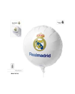 Globo Foil  45cm Real Madrid ***OFERTA DTO NO ACUMULABLE