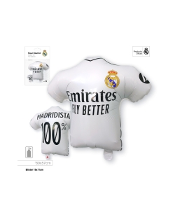 Globo Foil Camiseta Real Madrid 60 X 57cm ***OFERTA DTO NO ACUMULABLE