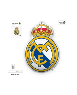Globo Foil Real Madrid Escudo 80 X 60cm ***OFERTA DTO NO ACUMULABLE