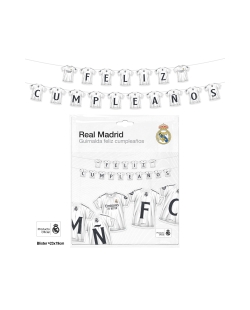 Guirnalda Real Madrid 17 Cam F.Cumpleaños ***OFERTA DTO NO ACUMULABLE