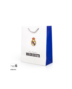 Bolsa Regalo Real Madrid F.Madridista 26 X 12 X 32 Mediana ***OFERTA DTO NO ACUMULABLE