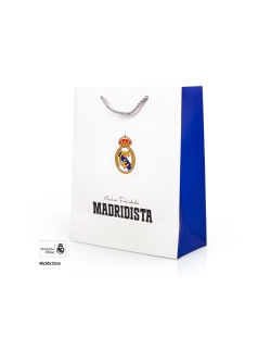 Bolsa Regalo Real Madrid F.Madridista 30 X 12 X 40 Grande ***OFERTA DTO NO ACUMULABLE