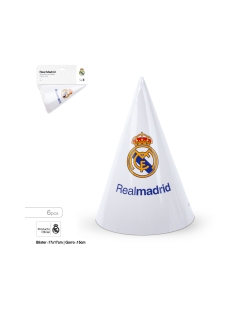6 Gorros Fiesta Real Madrid 15cm ***OFERTA DTO NO ACUMULABLE