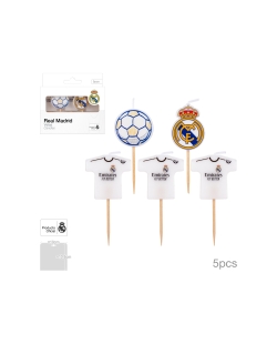 Velas Camiseta Escudo Real Madrid C.F. ***OFERTA DTO NO ACUMULABLE