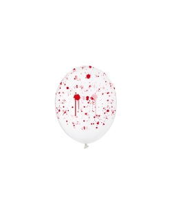 Globos Latex 30cm Manchas Sangre Cristal ***OFERTA DTO NO ACUMULABLE