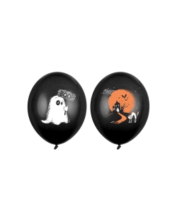 Globos Latex 30cm Fantasma Negro Pastel ***OFERTA DTO NO ACUMULABLE