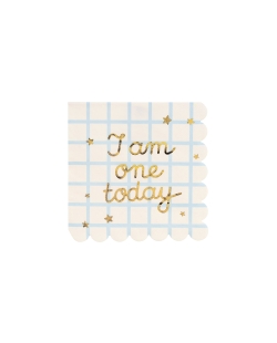 Servilletas 33cm I Am One Today Osito ***OFERTA DTO NO ACUMULABLE