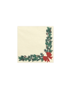 Servilletas 33X33cm Guirnalda Navidad ***OFERTA DTO NO ACUMULABLE