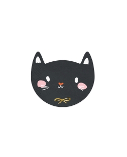 Servilletas Forma Gato 15X13cm ***OFERTA DTO NO ACUMULABLE