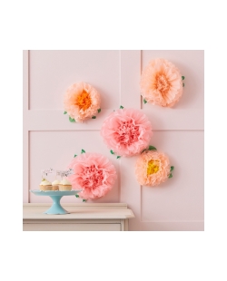 Decoracion Flores Papel Seda ***OFERTA DTO NO ACUMULABLE