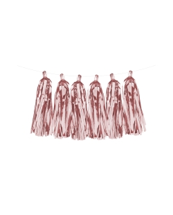 Guirnalda Borlas Rosa Oro ***OFERTA DTO NO ACUMULABLE