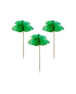 Adornos Pastel Palmeras Nido Abeja ***OFERTA DTO NO ACUMULABLE