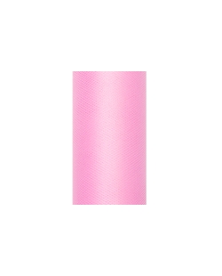Tul Liso Rosa Claro 15cmx9M ***OFERTA DTO NO ACUMULABLE