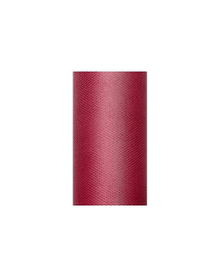 Tul Liso Rojo Oscuro 30cmx9M ***OFERTA DTO NO ACUMULABLE