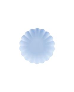Platos Plastico Frill 22cm Azul Claro ***OFERTA DTO NO ACUMULABLE