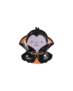 Platos Papel Forma Dracula 23X25cm ***OFERTA DTO NO ACUMULABLE