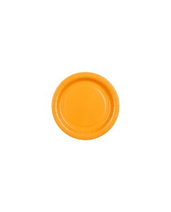 Platos 18cm Naranja Claro Papel ***OFERTA DTO NO ACUMULABLE