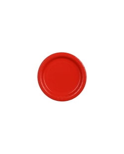 Platos 18cm Rojo Papel ***OFERTA DTO NO ACUMULABLE