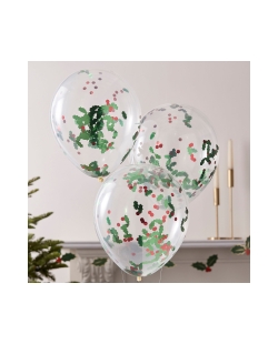 Globos Latex Con Confeti Muerdago ***OFERTA DTO NO ACUMULABLE