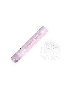 Cañon Confeti Mariposas Blanco 28cm ***OFERTA DTO NO ACUMULABLE