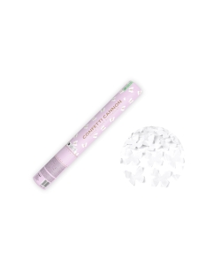 Cañon 40cm Confeti Mariposas Blancas ***OFERTA DTO NO ACUMULABLE