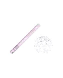 Cañon Confeti Mariposas Blanco 60cm ***OFERTA DTO NO ACUMULABLE