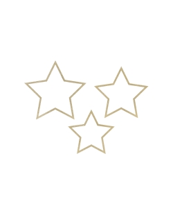 Acc. Deco Colgante Estrellas ***OFERTA DTO NO ACUMULABLE